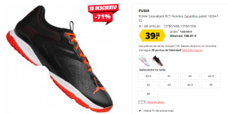Zapatillas de Hombre Puma Solarattack RCT por 39.99€