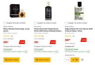 Tot 75% korting op parfum bij Bol