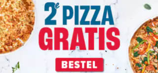 De 2e Pizza gratis bij Domino's
