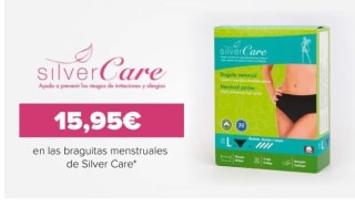 Silver Care Braguita menstrual por 15,95€.