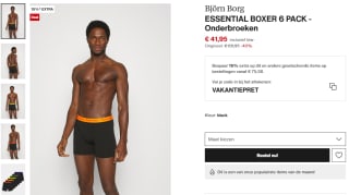 12 Björn Borg onderbroeken voor €71,32 bij Zalando