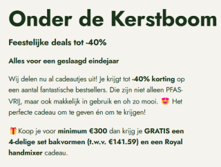 Tot 40% korting bij GreenPan + gratis bakvormen en handmixer
