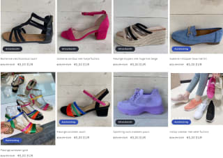 Schoenen en slippers vanaf €5 in de sale van Goedkopeschoenen