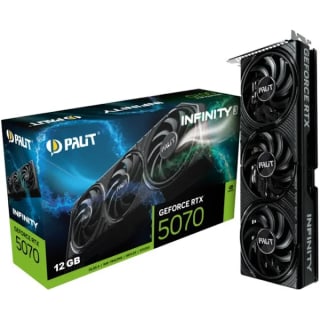 Tarjeta gráfica Palit GeForce RTX 5070 Infinity 3 12GB GDDR7 por 589€