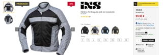 IXS Evo-Air Chaqueta textil de motocicleta por 99,95€