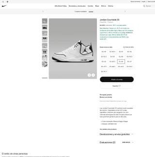 Zapatillas NIKE Jordan Courtside 23 Hombre por solo 48,74€