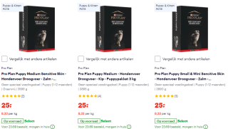 3 kg Purina Pro Plan Puppy of Kitten startpakket voor €5 via kortingsactie op Bol.com