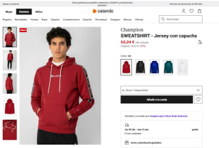 Sudadera CHAMPION "Legacy" Con Capucha por 19,98€