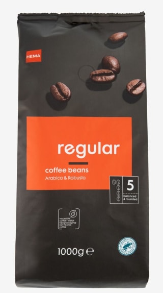 Hema koffiebonen 2 x 1 kg voor €17