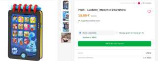 Cuaderno Interactivo Smartphone Vtech por 10.99€