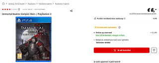 Immortal Realms Vampire Wars voor €6 bij de Mediamarkt