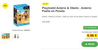 PLAYMOBIL Asterix: Paella en Peseta - 71545 voor €6,96 bij Proshop