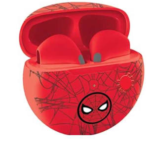 Auriculares Infantiles Bluetooth Spiderman Lexibook con micrófono y botón de Control y batería Recargable por 23.99€