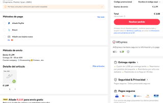 Luz LED con Sensor de movimiento inalámbrica tipo C por solo 1,89€