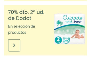 -70% en la Segunda Unidad de Dodot.