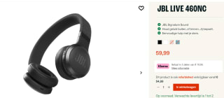 JBL LIVE 460NC - Draadloze on-ear koptelefoon - Zwart voor €59,99