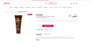 PIZ BUIN Active y Protect Sun Lotion Spf 30 100ml Crema solar por 5,99€