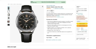 Reloj Citizen Eco Drive AW1750-18E por 101,40€