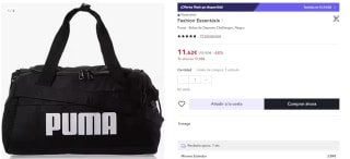 Puma Bolsa de Deporte Challenger por 8,13€
