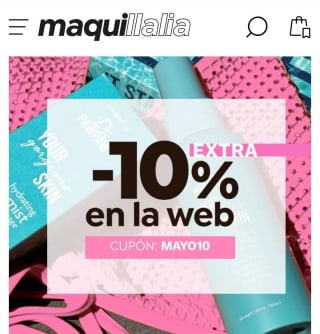 -10% de Descuento Extra en Maquillalia.