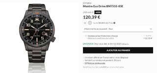 Reloj Citizen Montre Eco Drive BM7555-83E por 120,39€