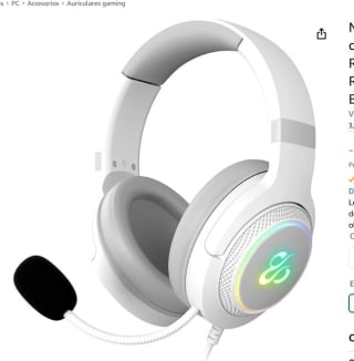 Auriculares Newskill Sobek 7.1 Gaming con Cable por 25,95€