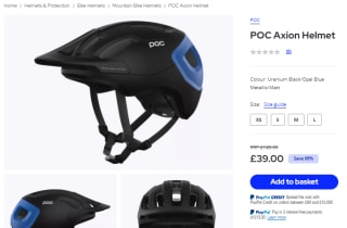 Win a POC Axion bike helmet from Chain Reaction Cycles for only £39