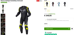 Macna Voltage motorpak voor €349 in de Tenkateshop