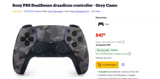Sony PlayStation DualSense Gray Camouflage voor €54,99 bij Bol
