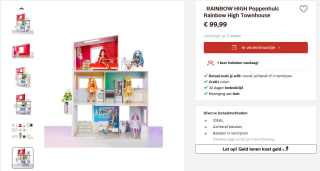 Rainbow High Townhouse Poppenhuis voor €109,99 bij Smyths Toys