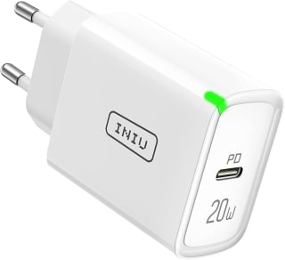 INIU Cargador USB C, 20W Cargador Móvil por 6,49€