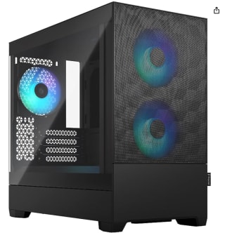 Fractal Design Pop Mini Air RGB Black TG Clear voor €79,90 bij Amazon.nl