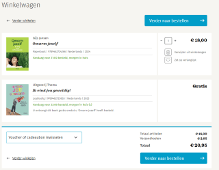 Gratis kaartenset bij aankoop actieboek bij Managementboek
