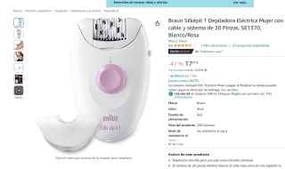 Braun Silképil 1 blanca y roisa por 17,97€