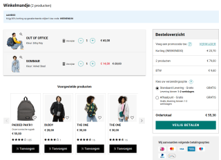 30% EXTRA korting op geselecteerde Eastpak items