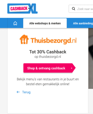 30% korting bij Thuisbezorgd dit weekend