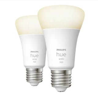Philips Hue White, ampoule LED connectée E27, Pack de 2 à 29,99€