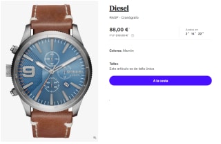 Reloj Cronografo para Hombre Diesel RASP por 88€
