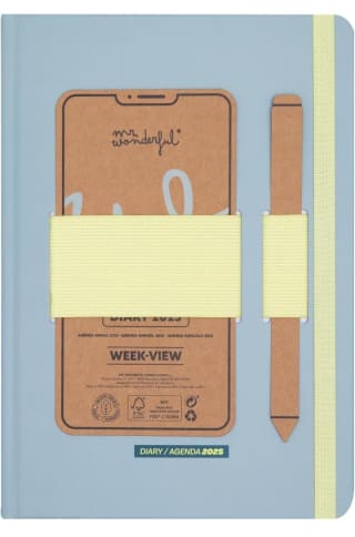 Mr Wonderful Agenda Basic 2025 semanal por 8,95€.