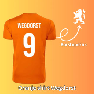 Oranje shirts voor koningsdag