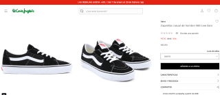 Zapatillas Vans casual Hombre SK8-Low por solo 40€