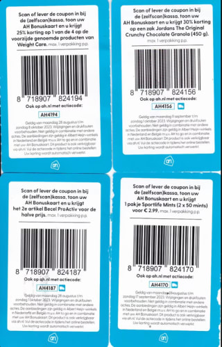 Diverse kortingscoupons Albert Heijn voor september 2023