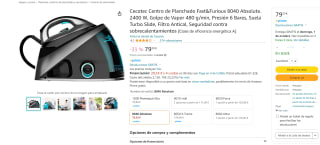 Centro de Planchado Fast&Furious 8040 Absolute marca Cecotec por 79,20€
