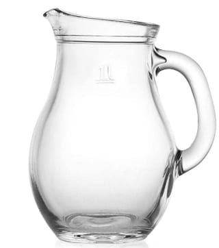 Pichet en verre Pasabahce Bistro à 6,27€