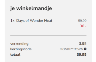 Heat Bordspel - NL voor €36 dmv code bij Kleertjes