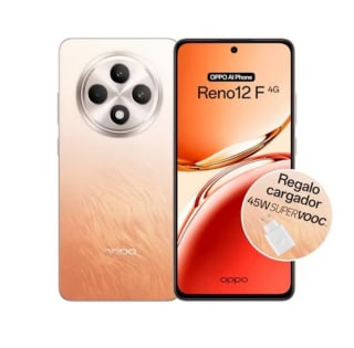 OPPO Reno12F 4G 16GB 8GB+8GB 256GB AMOLED 6.7" Cámara 50+8+32 MP IP64 5000mAh 45W Cargador Incluido por 179,50€