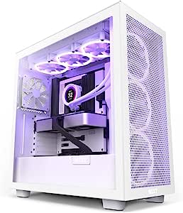 NZXT H7 Flow - ATX Mid Tower PC Gaming Case - Front I/O USB Type-C Poort voor €99 bij Amazon