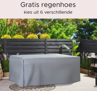 Gratis regenhoes bij besteding vanaf €175 bij Beliani