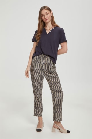 2 Pantalones fluidos estampados para Mujer Milano por 28.78€