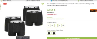 10-pack KTM heren boxershorts voor €32,54 bij Outlet 46